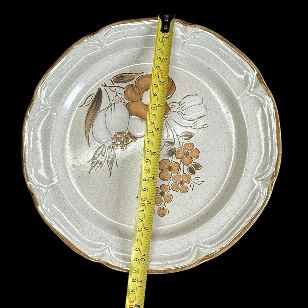 Baroque Autumn Fair Hearthside Stoneware 10.5